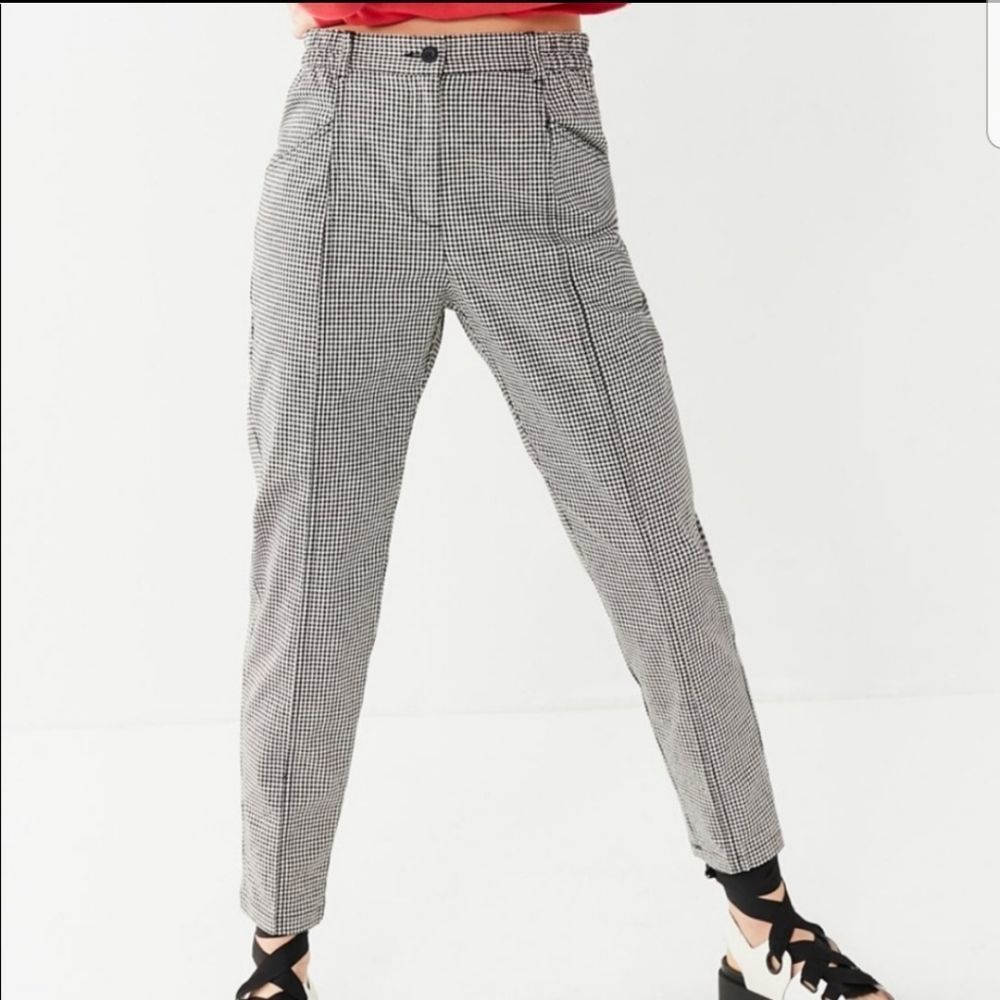 Urban Outfitters Silence+Noise Gingham Mom Pants